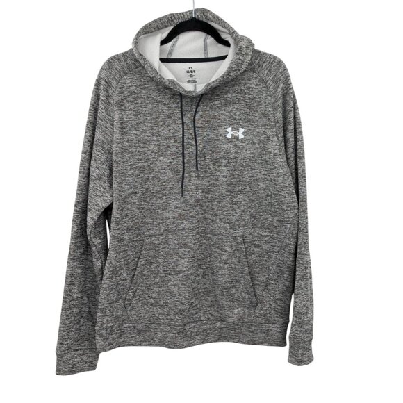 Under Armour Fleece Hoodie Men Size L Athleisure Soft Pullover Sweatshirt Sporty - Picture 1 of 8